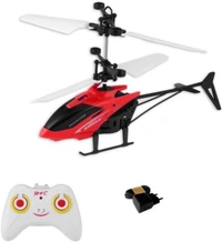 Kids Flying Helicopter with Remote Control (Multicolour) - 19 cm x 6 cm, Multicolour